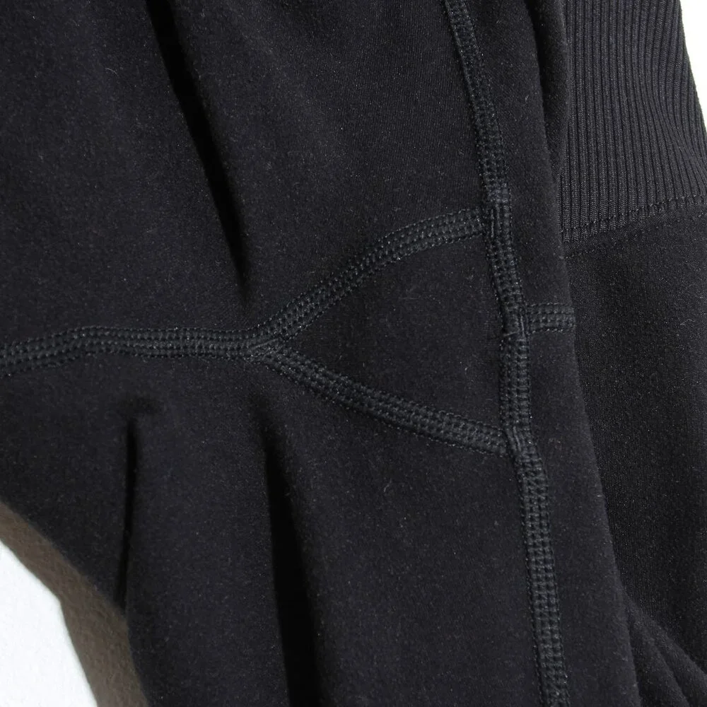 ALO Yoga 7/8 High-Waist AloSoft Sheila Legging Black Gray High Rise Stripe Sz XS